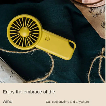Compact Rechargeable Personal Fan with LED Screen