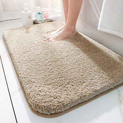 Plush Bathroom Mat – Ultra Soft Non-Slip Bath Rug