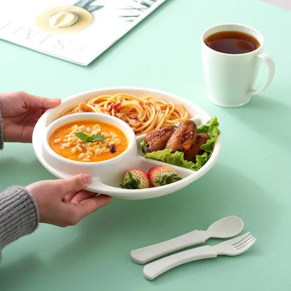 Healthy Sectioned Food Portion Control Plate