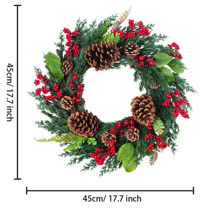 Fresh Holiday Red Berry Wreath