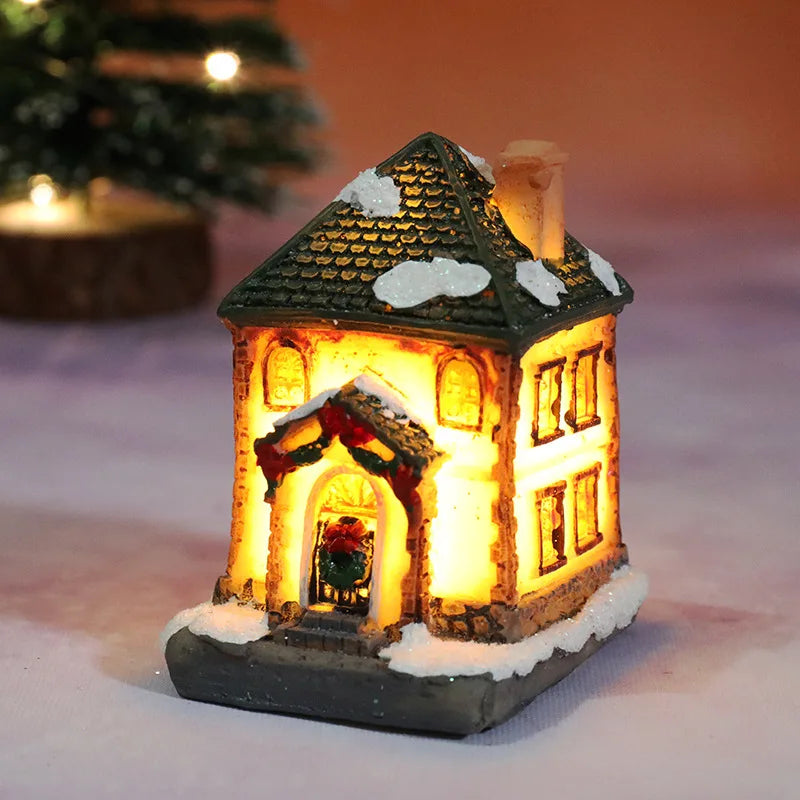 Colorful LED Christmas Home Decor Figurines