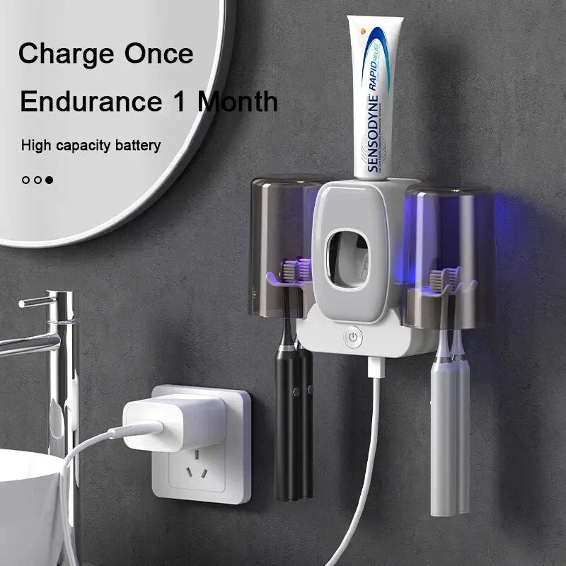 Automatic UV Toothbrush Sanitizer Wall Mount