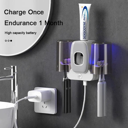 Automatic UV Toothbrush Sanitizer Wall Mount