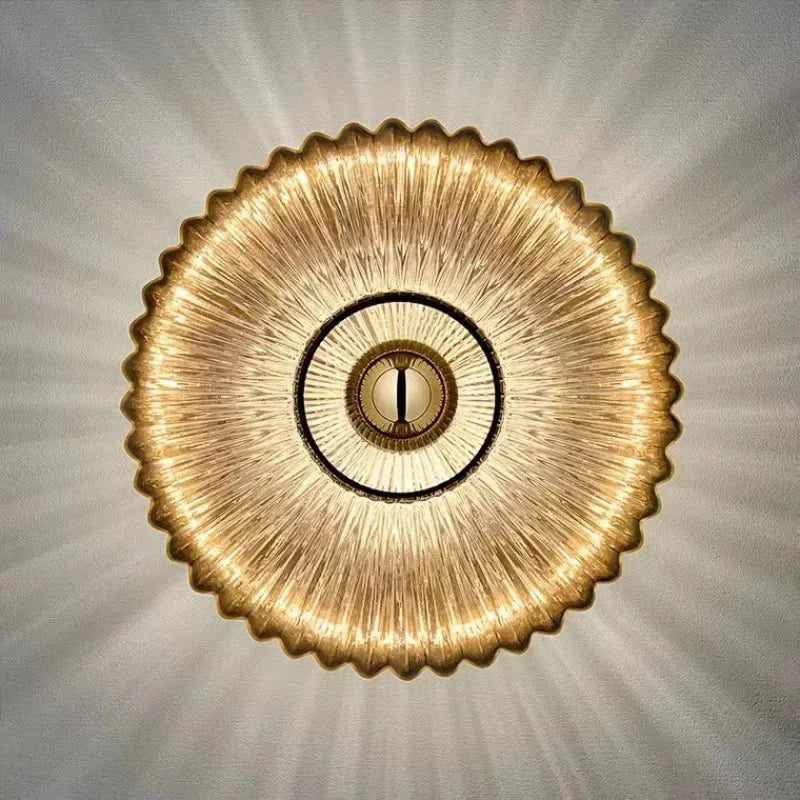 Sleek Glass Wall Lamp for Modern Home Lighting