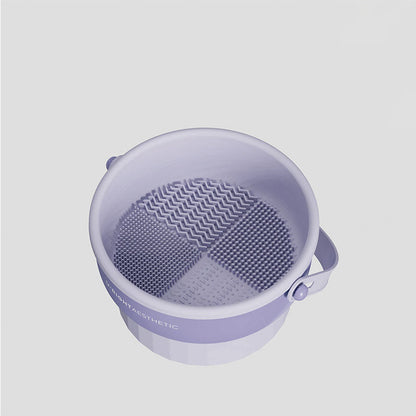 Portable Makeup Brush Holder Case