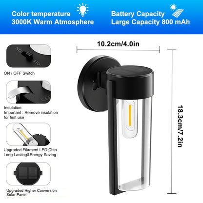 Bright Outdoor Solar Powered Garden Lights