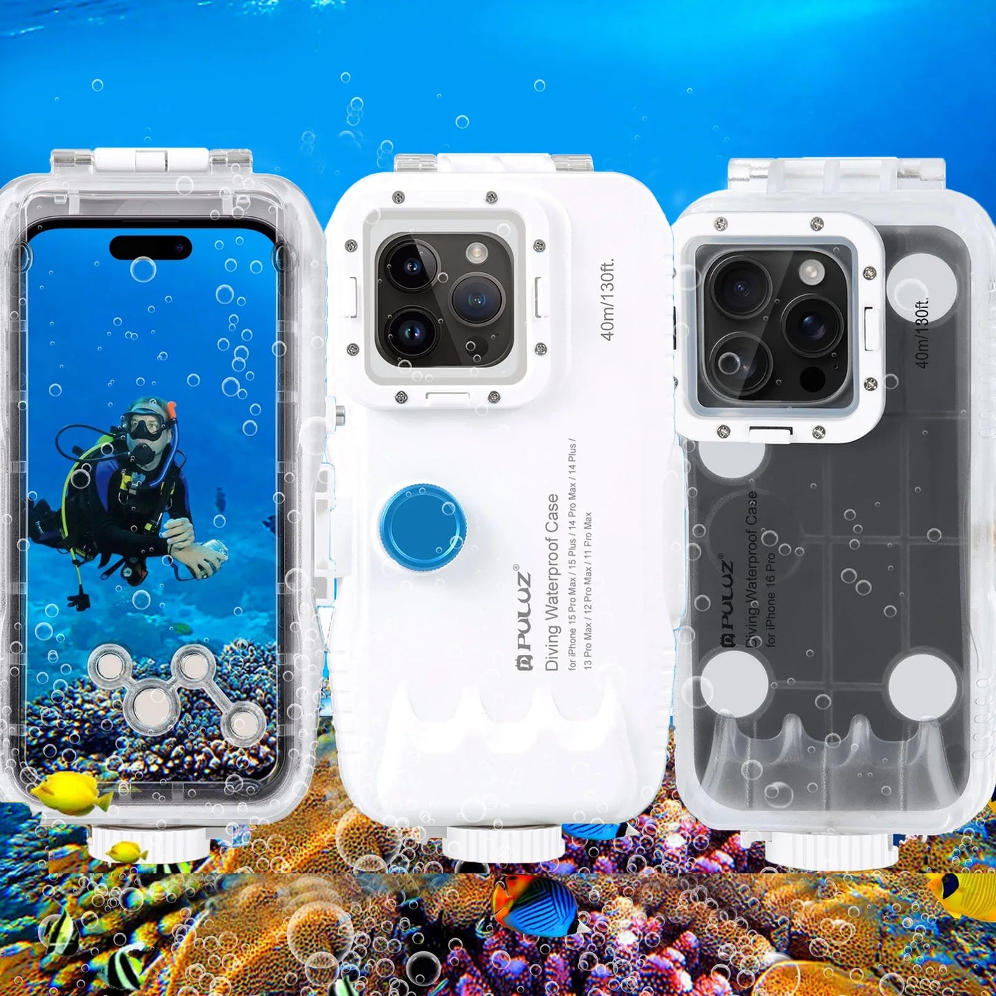 Waterproof iPhone Diving Case with 40m Depth Protection - Yeezlab