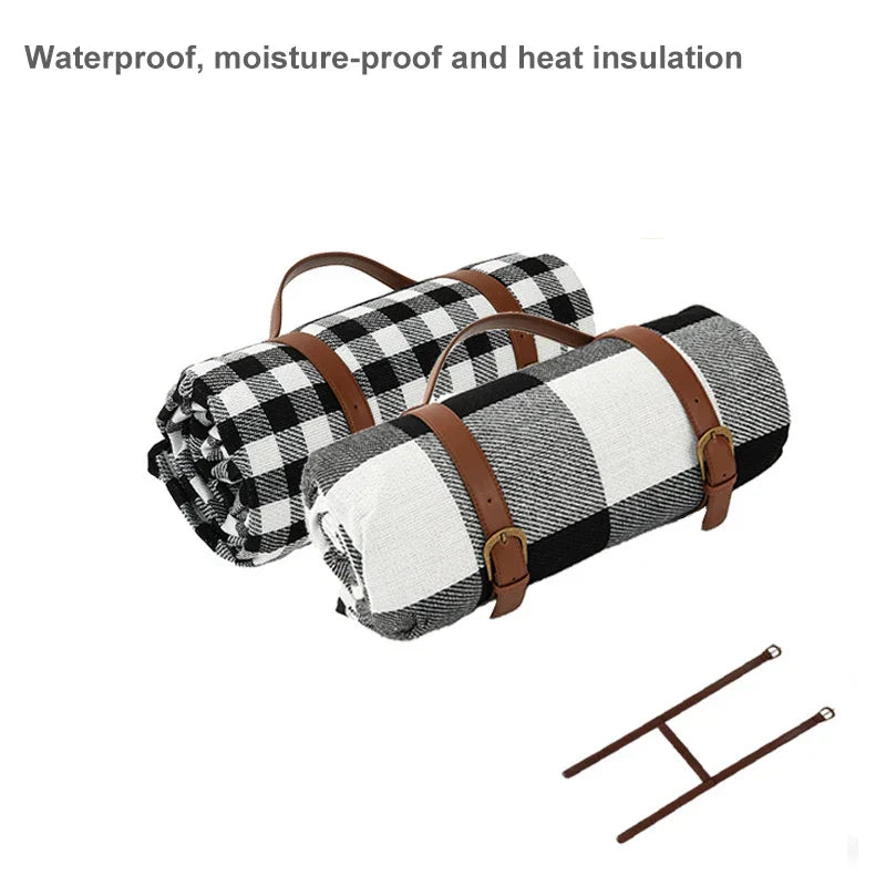 Waterproof Compact Outdoor Blanket with Handle Strap