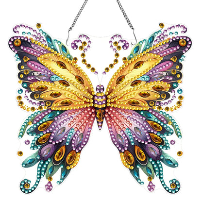 Colorful Diamond Painting Butterfly Pendant Decoration