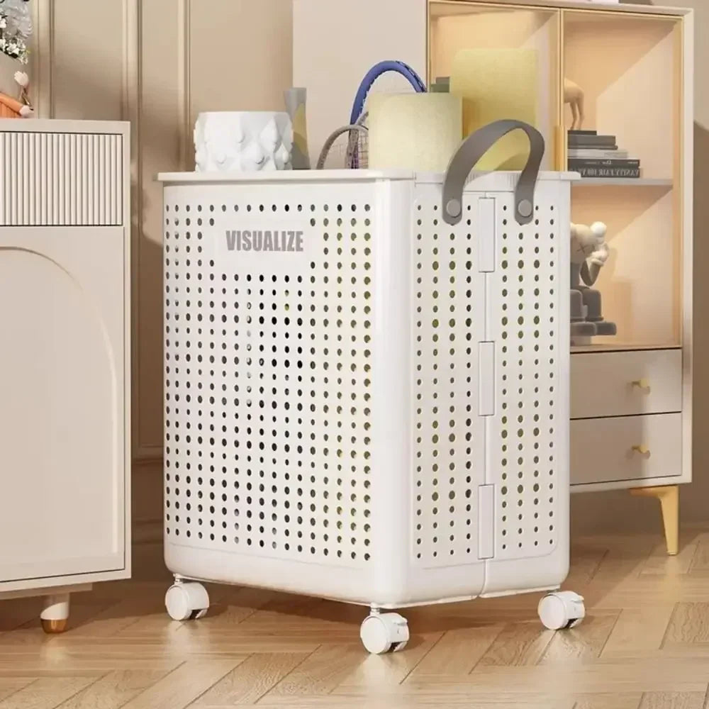 Compact Folding Laundry Storage Basket
