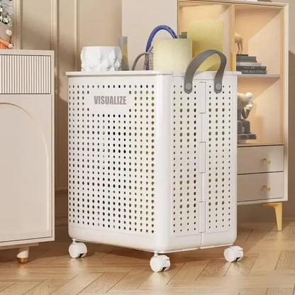 Compact Folding Laundry Storage Basket