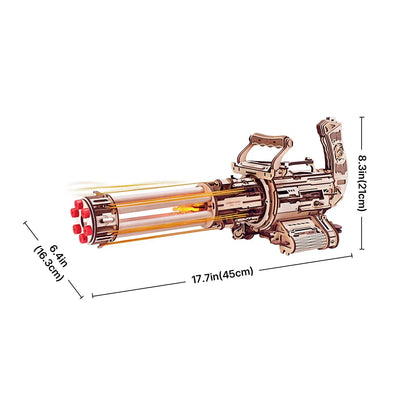 3D Wooden Toy Blaster Puzzle Gun - Yeezlab