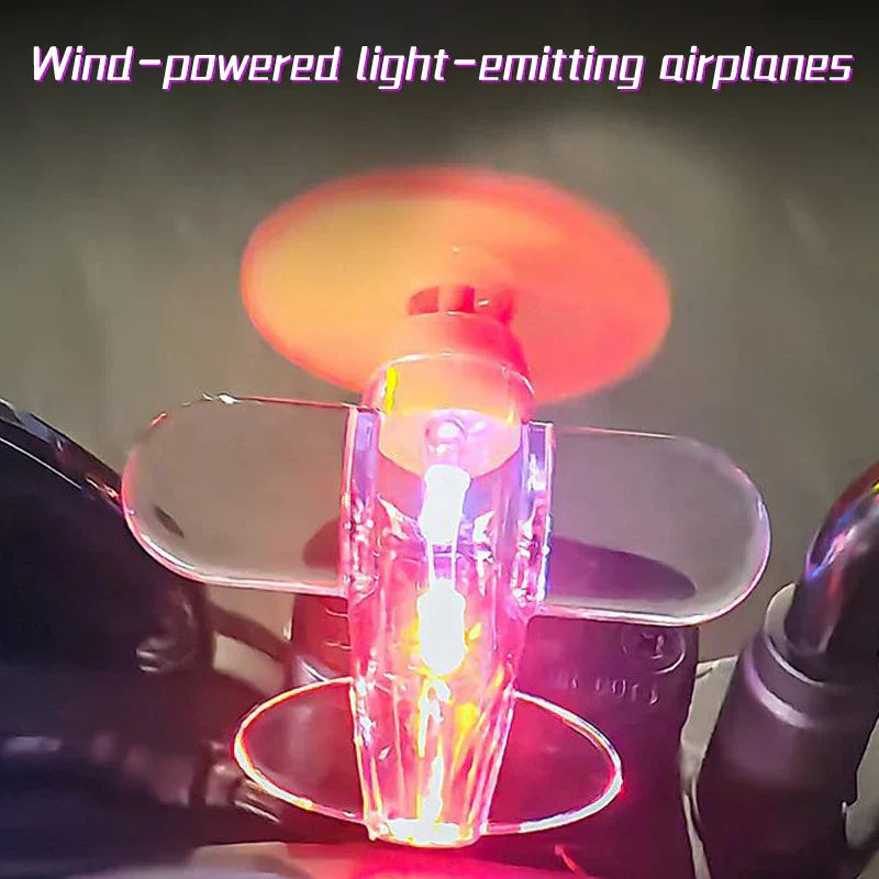Turbo LED Mini Plane Car Accessory