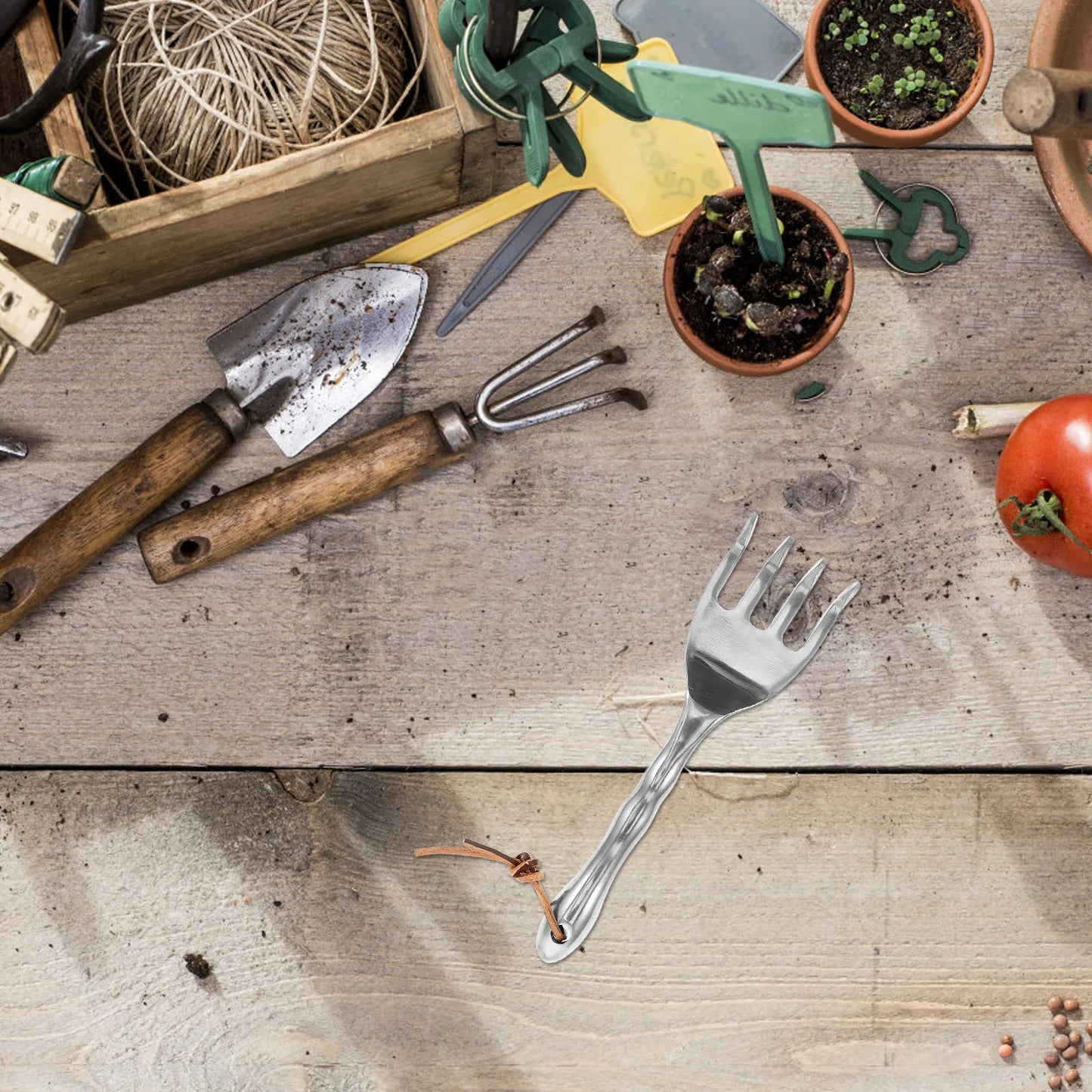 Compact Mini Garden Hand Rake Tool