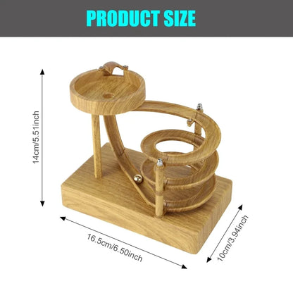 Handcrafted Wooden Dynamic Motion Roller Toy