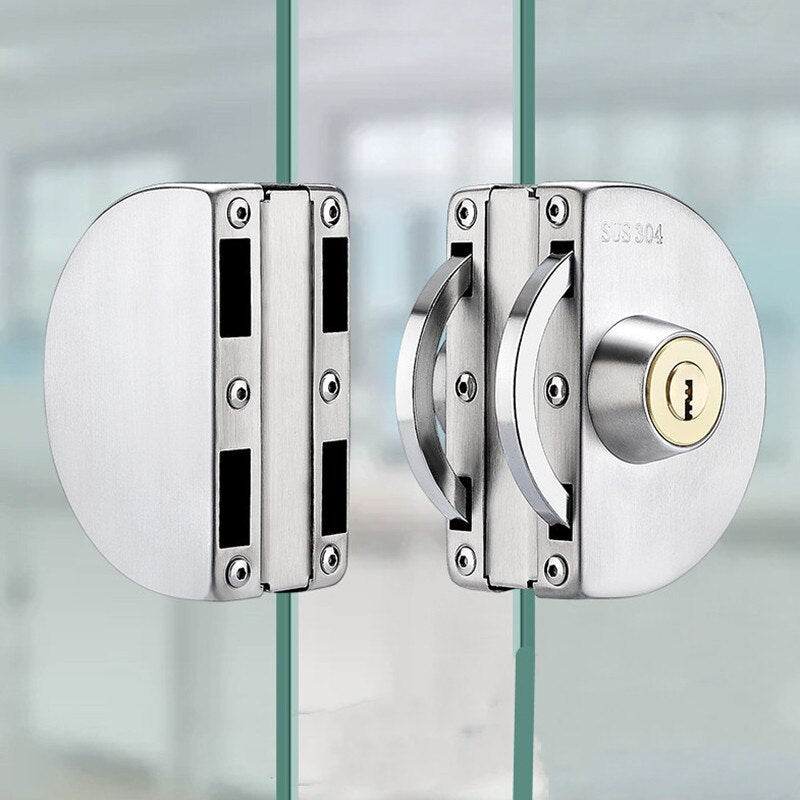 Secure Sliding Glass Door Lock Stainless Steel