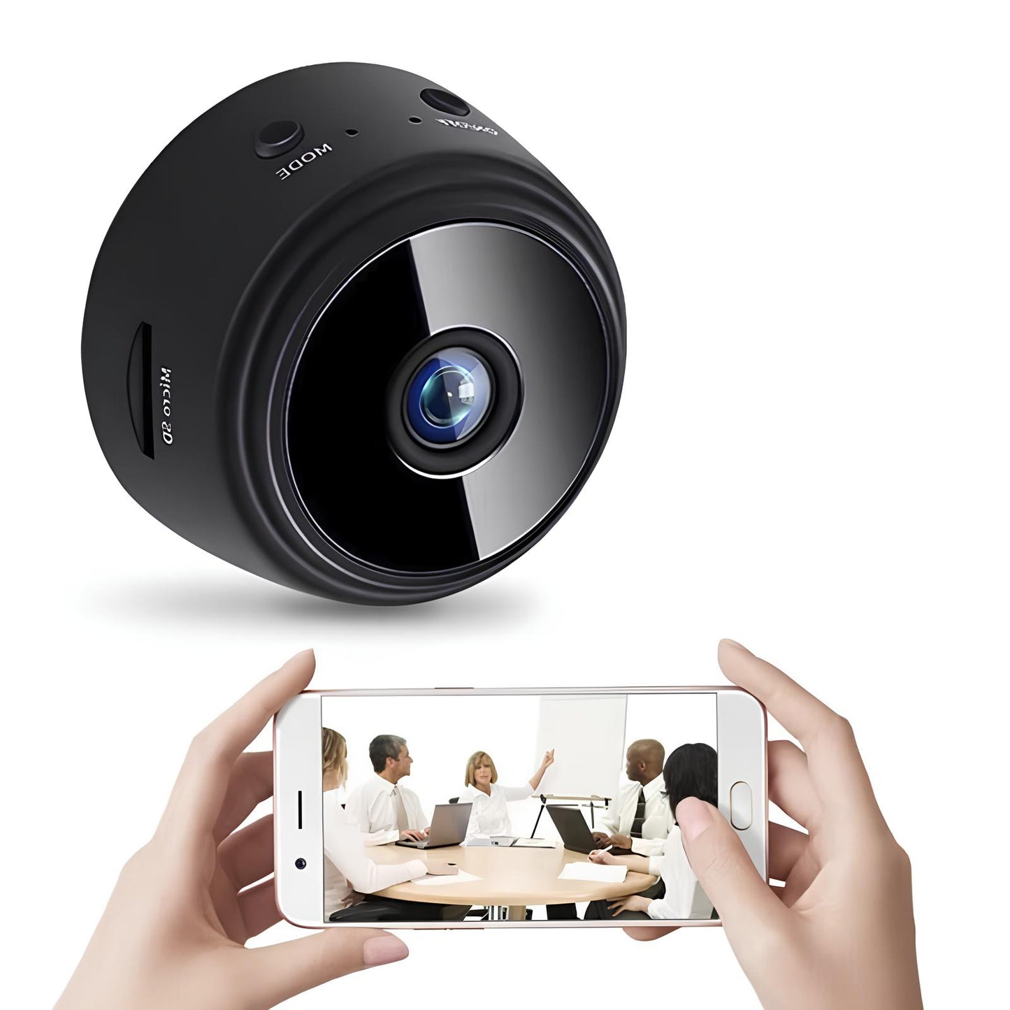 Mini WiFi Security Camera with Night Vision