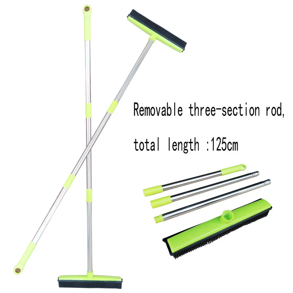 Pet Hair Sweeper Extendable Carpet Broom