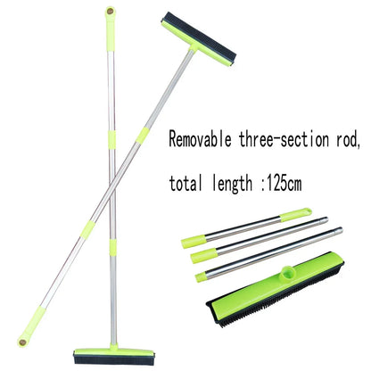 Pet Hair Sweeper Extendable Carpet Broom