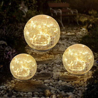 Solar Powered Garden Lamp Warm White LED Waterproof