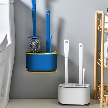Bathroom Toilet Cleaning Brush Wall Mount Kit
