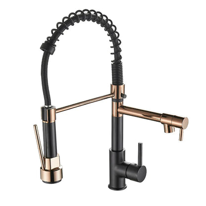 Premium 2 Handle Oil Rubbed Bronze Kitchen Faucet