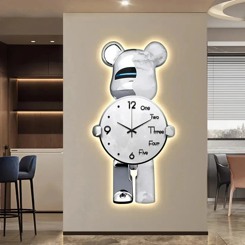 Bright Star Shaped LED Wall Clock