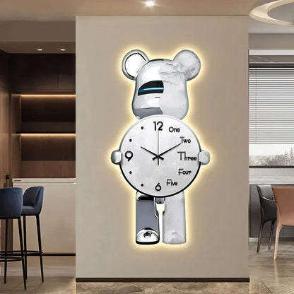 Bright Star Shaped LED Wall Clock