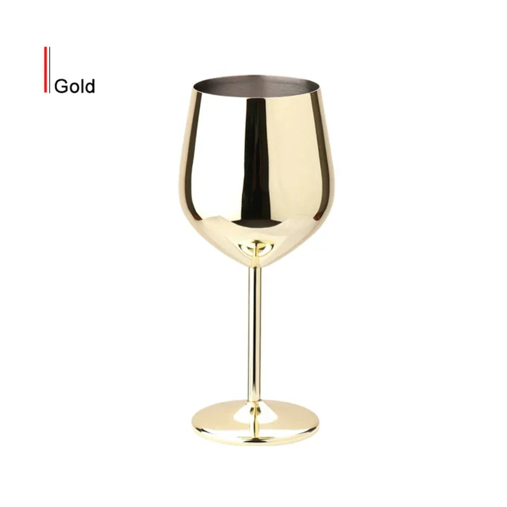 Luxury Metal Wine Glass