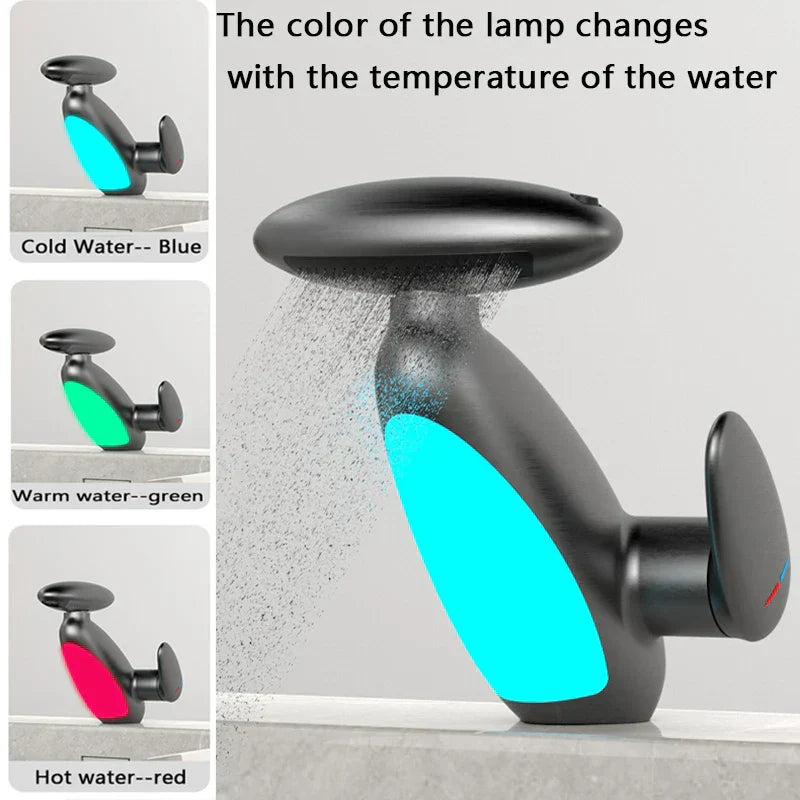 Smart Color Changing LED Kitchen Faucet
