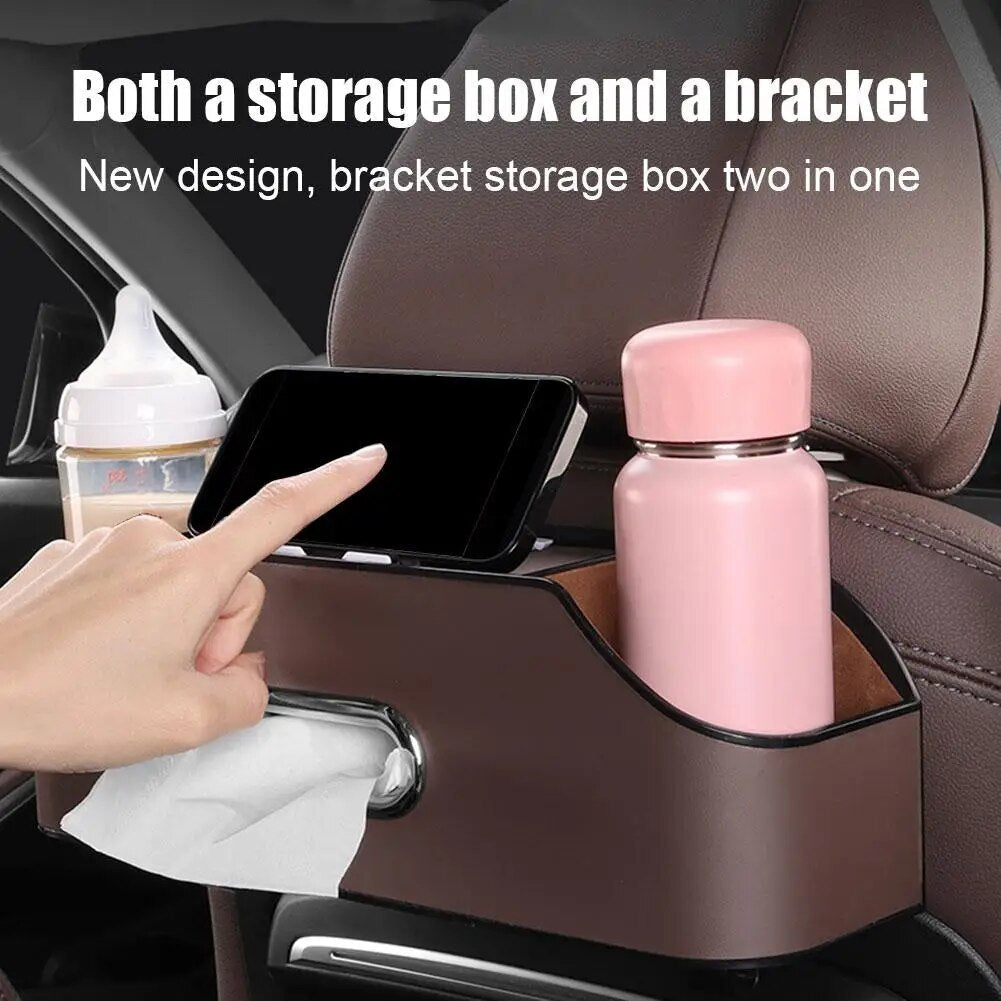 Car Back Seat Storage Trunk Organizer Box