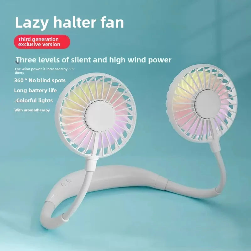 Portable Rechargeable Neck Cooling Fan