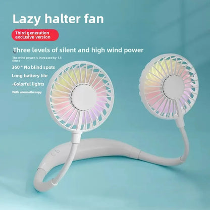 Portable Rechargeable Neck Cooling Fan