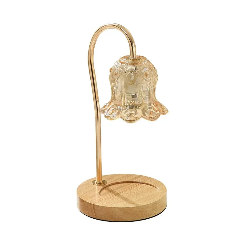 Petite Floral Soft Glow Candle Lamp
