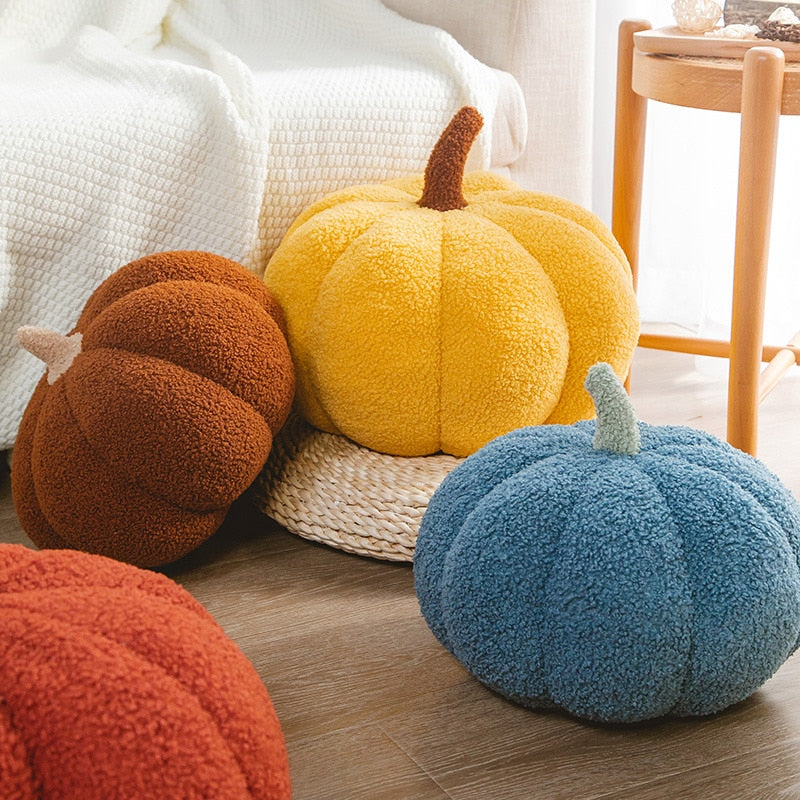 Cozy Orange Halloween Decorative Throw Pillows