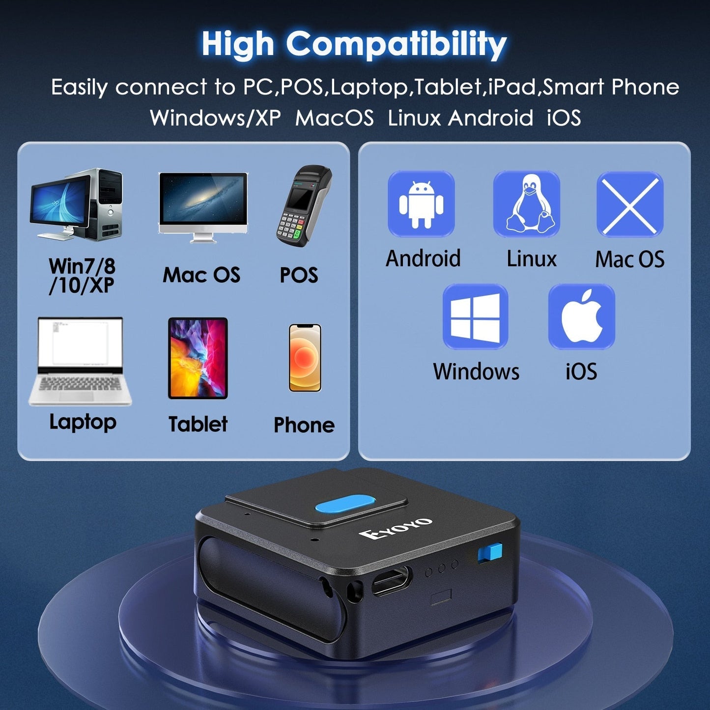 Wireless Scan Bluetooth Barcode Reader Glove