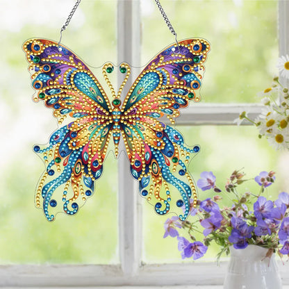 Colorful Diamond Painting Butterfly Pendant Decoration
