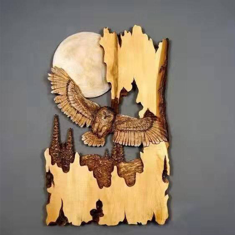 Unique Wooden Animal Figurine Home Decor