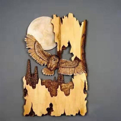 Unique Wooden Animal Figurine Home Decor