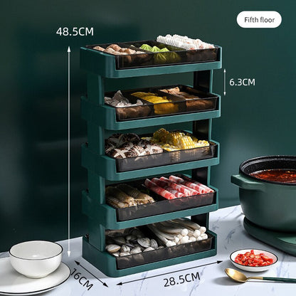 Space Saving Stackable Kitchen Shelf Rack - Yeezlab