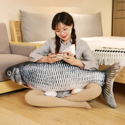 Large Fish Stuffed Animal Cushion - Yeezlab