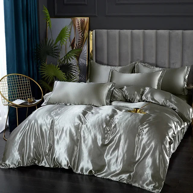 Soft Satin Bed Sheet Set