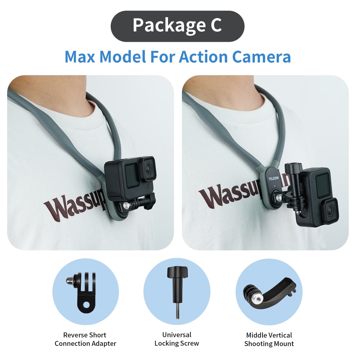Flexible Magnetic Action Camera Mount Accessory