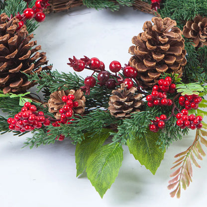 Fresh Holiday Red Berry Wreath