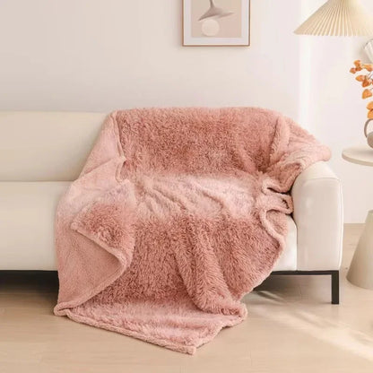 Plush Soft Throw Blanket for Bed and Sofa