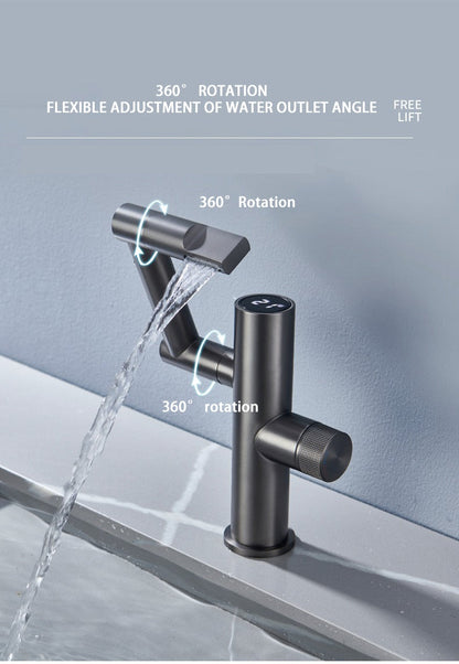 Contemporary Automatic Waterfall Kitchen Faucet