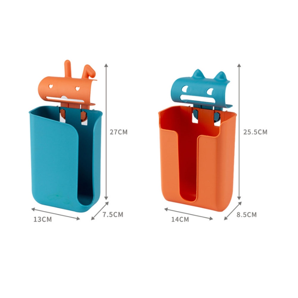 Compact Trash Bag Holder Organizer Rack