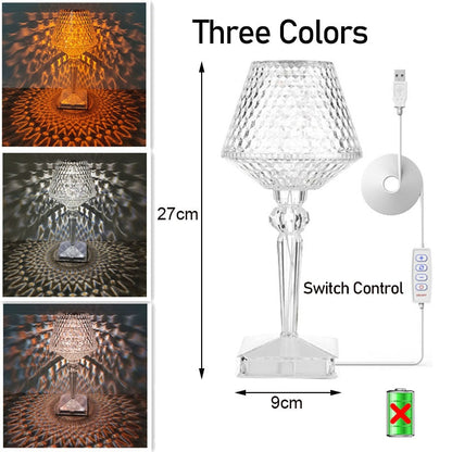 Luxurious Crystal LED Desk Lamp - Yeezlab