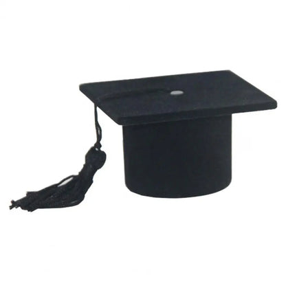 Graduation Cap Shaped Velvet Jewelry Box