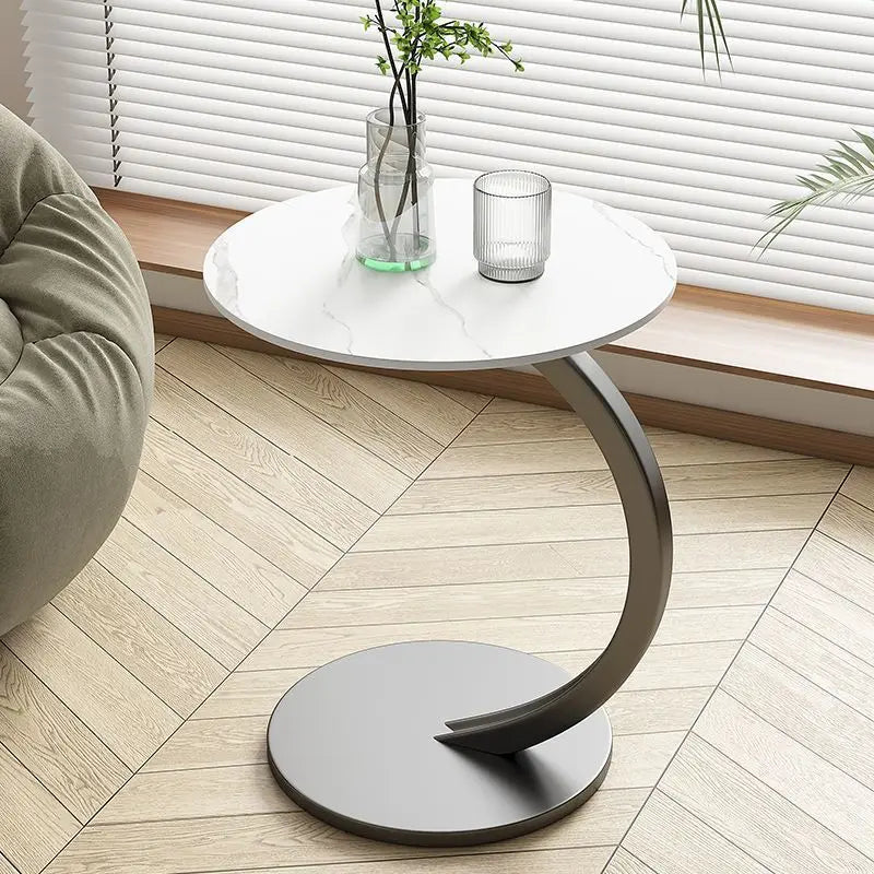 Sturdy Round End Table for Home and Office